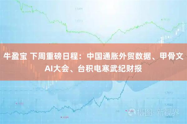 牛盈宝 下周重磅日程:中国通胀外贸数据、甲骨文AI大会、台积电寒武纪财报