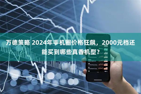 万德策略 2024年手机圈价格狂飙，2000元档还能买到哪些真香机型？