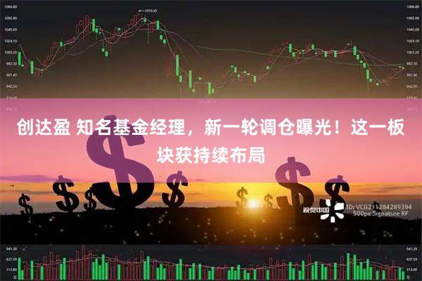 创达盈 知名基金经理，新一轮调仓曝光！这一板块获持续布局